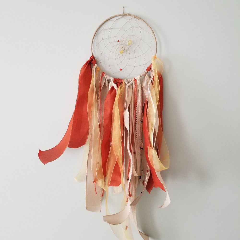 Warm Hues Dreamcatcher Accessory - Agate/Carnelian